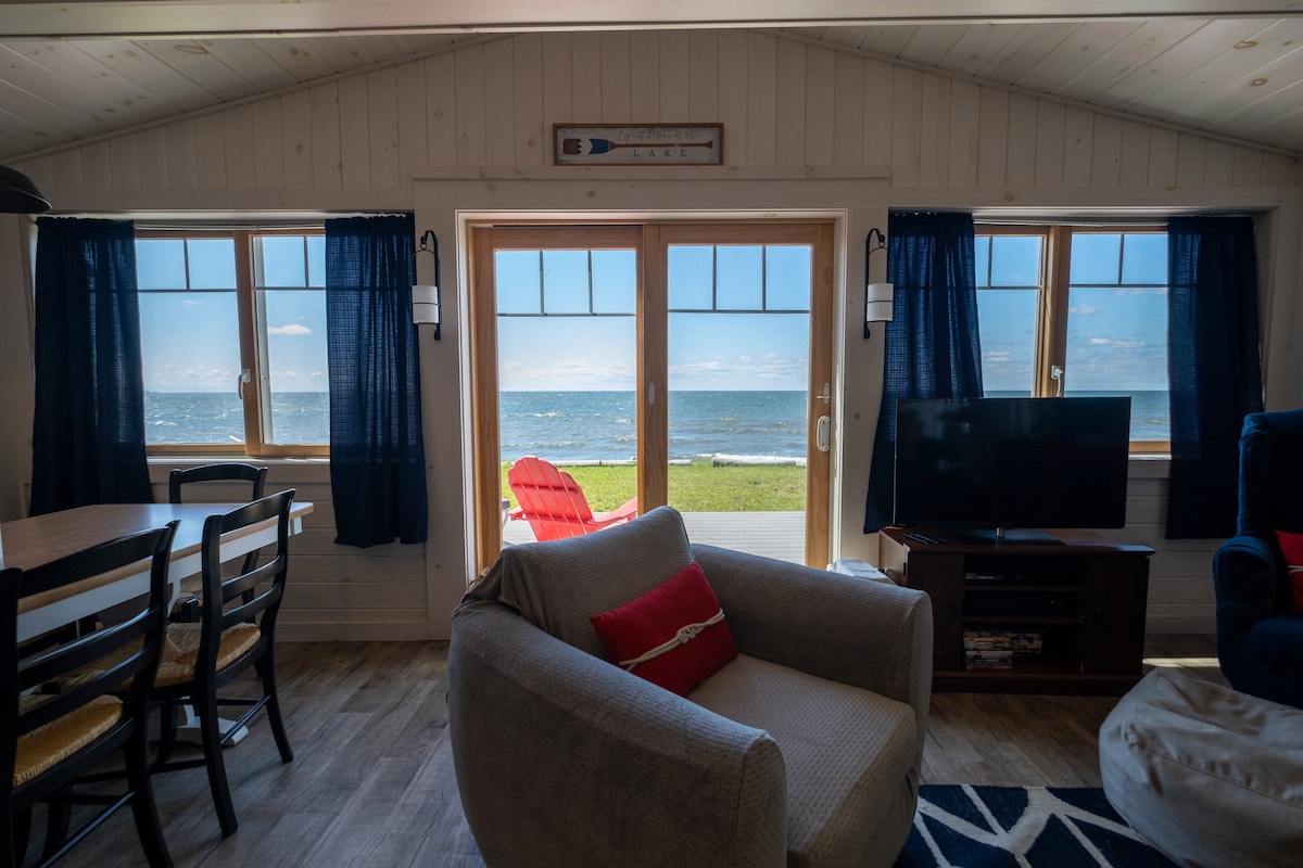 安大略湖舒适的3居室小屋，可欣赏日落美景