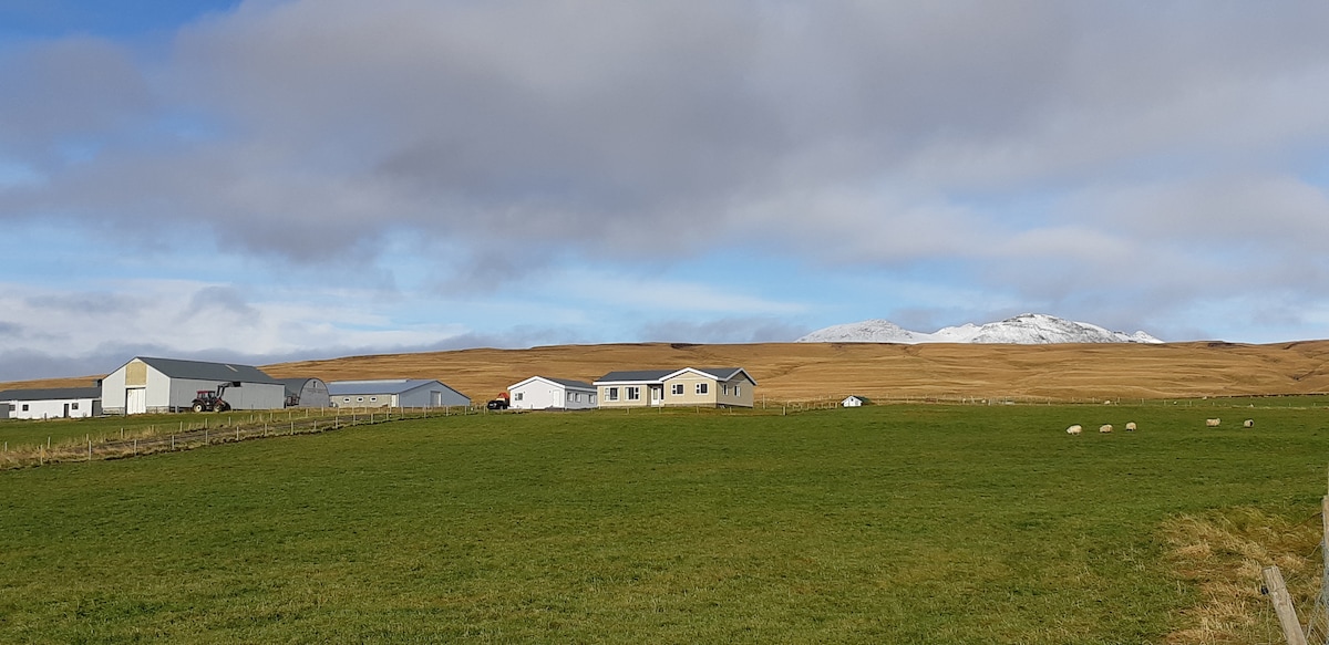 Eyjafjallajökull乡村公寓，景观绝佳