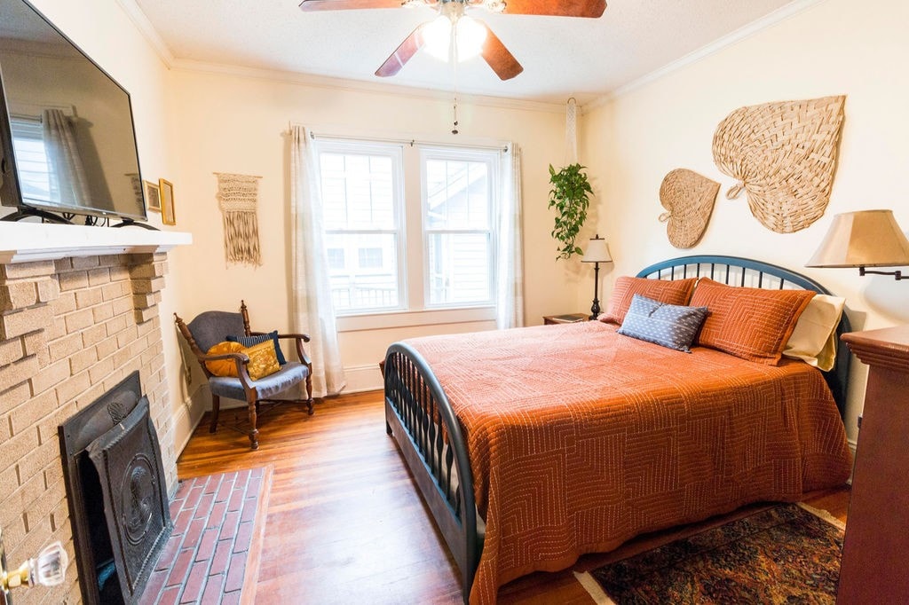 Cozy Boho Bedroom in Historic Downtown Gastonia