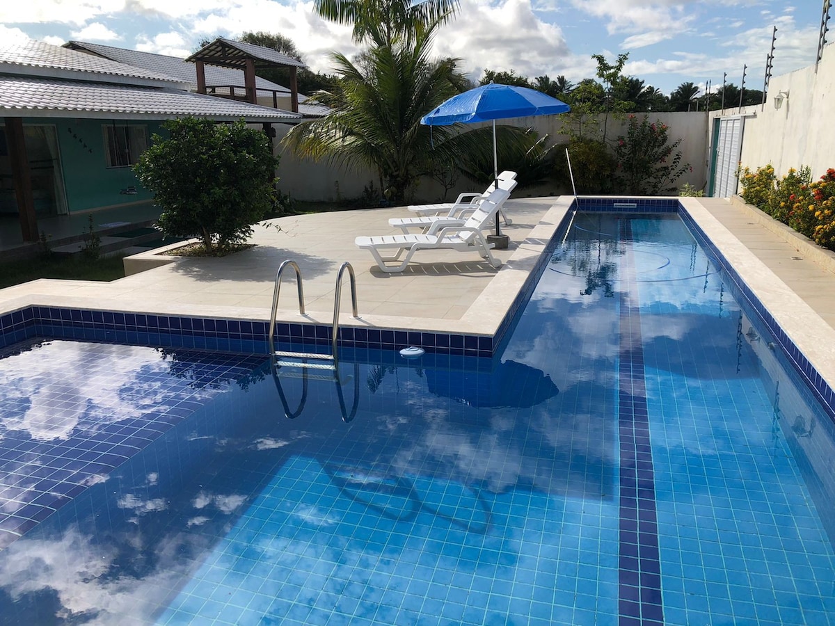 Ilha de Boipeba, casa agradável com piscina.