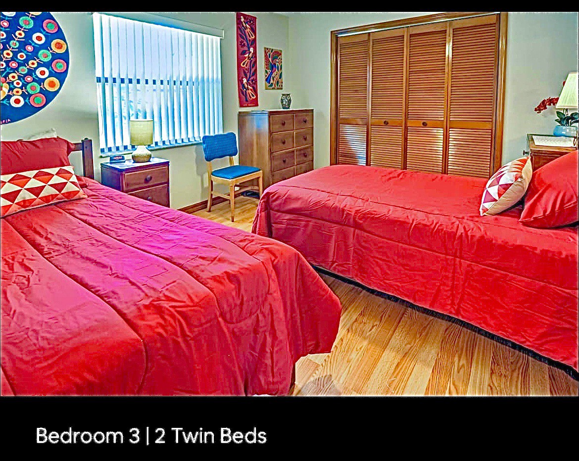 豪华3间卧室和2间浴室。