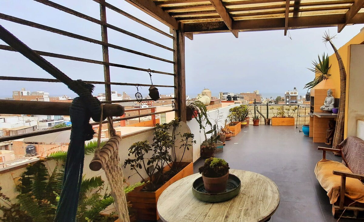 Penthouse and terrace with great wifi