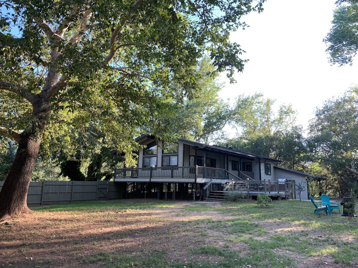 Creekside Cabin Under the Sycamores