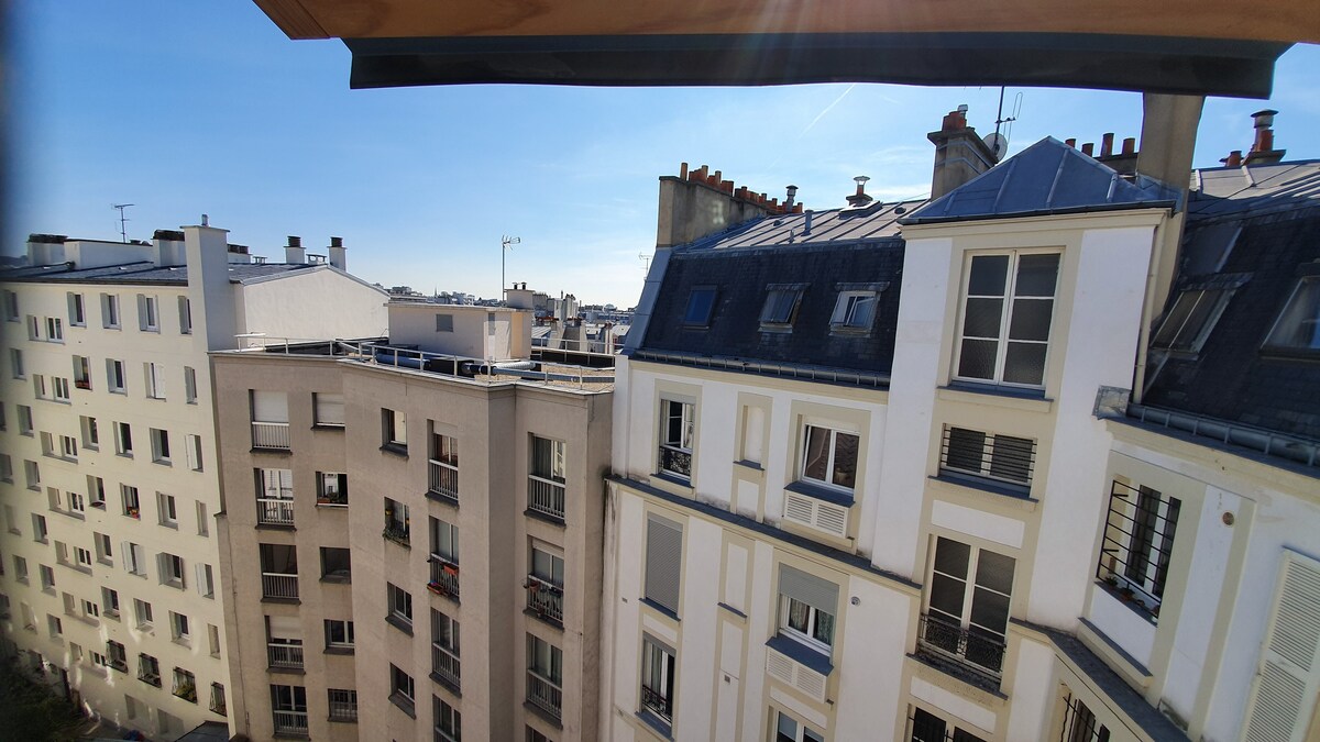 巴黎11 -时尚区域安静的单间公寓