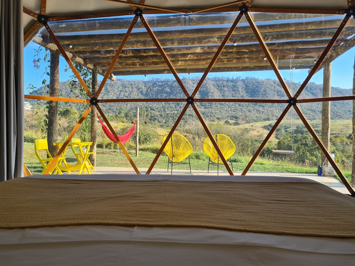 Domo da Cuesta -Glamping com Vista para a montanha