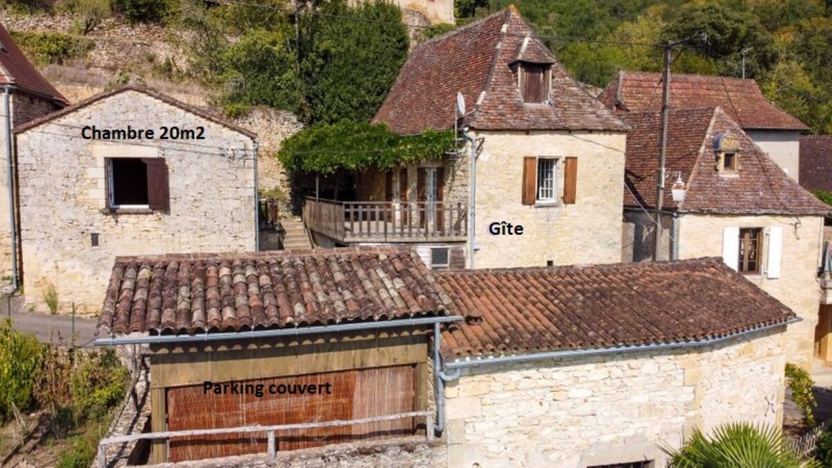Maison Les Glycines  La Roque-Gageac proche Sarlat