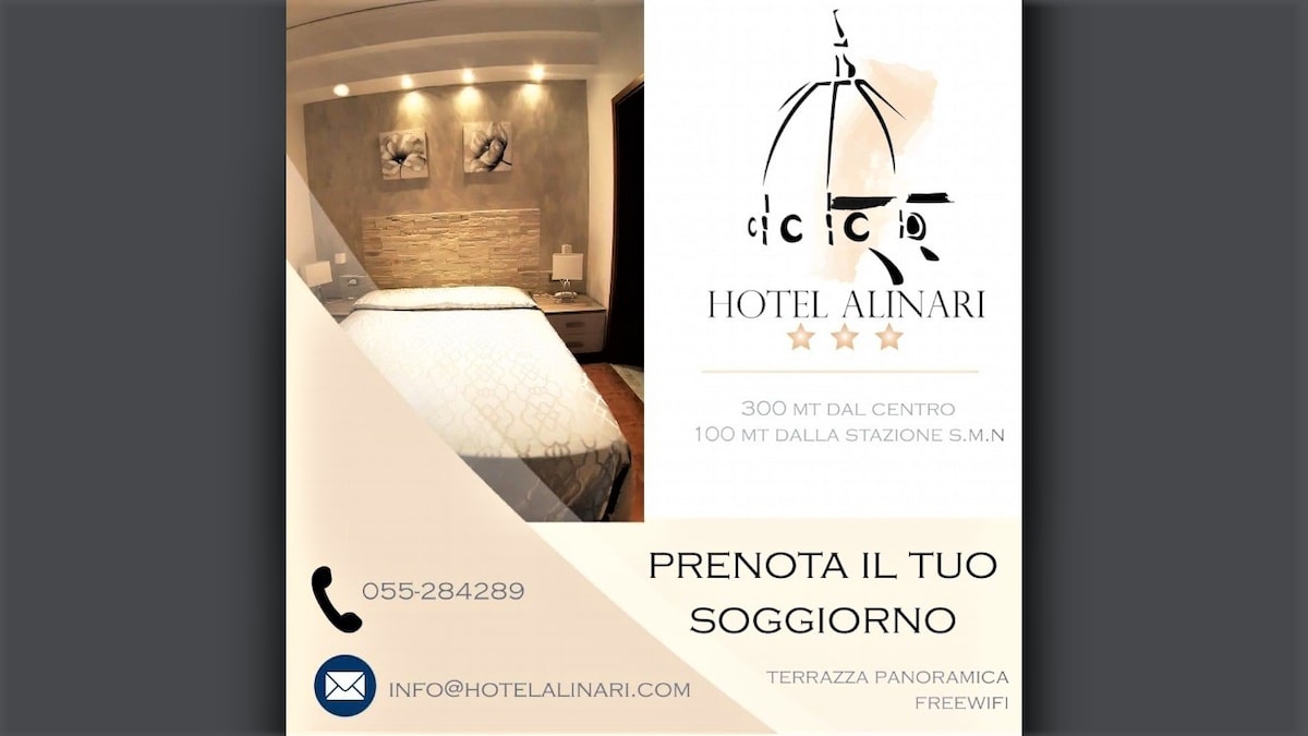 双人房- Hotel Alinari * * * - Firenze