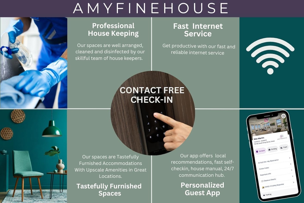 Amyfinehouse |豪华3卧室阁楼|泳池+景观+办公桌+代客泊车服务
