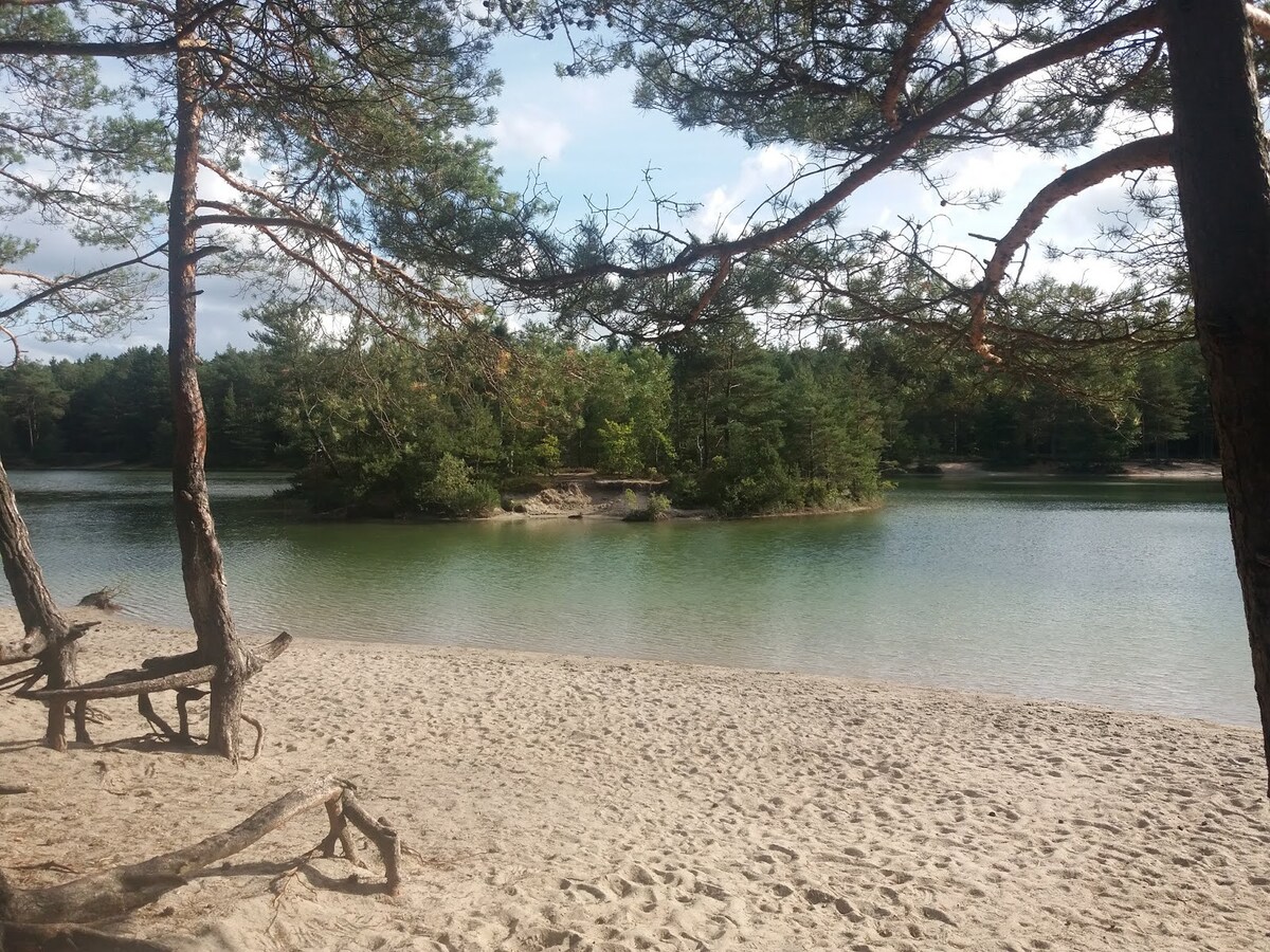 宽敞的河景别墅，靠近大自然