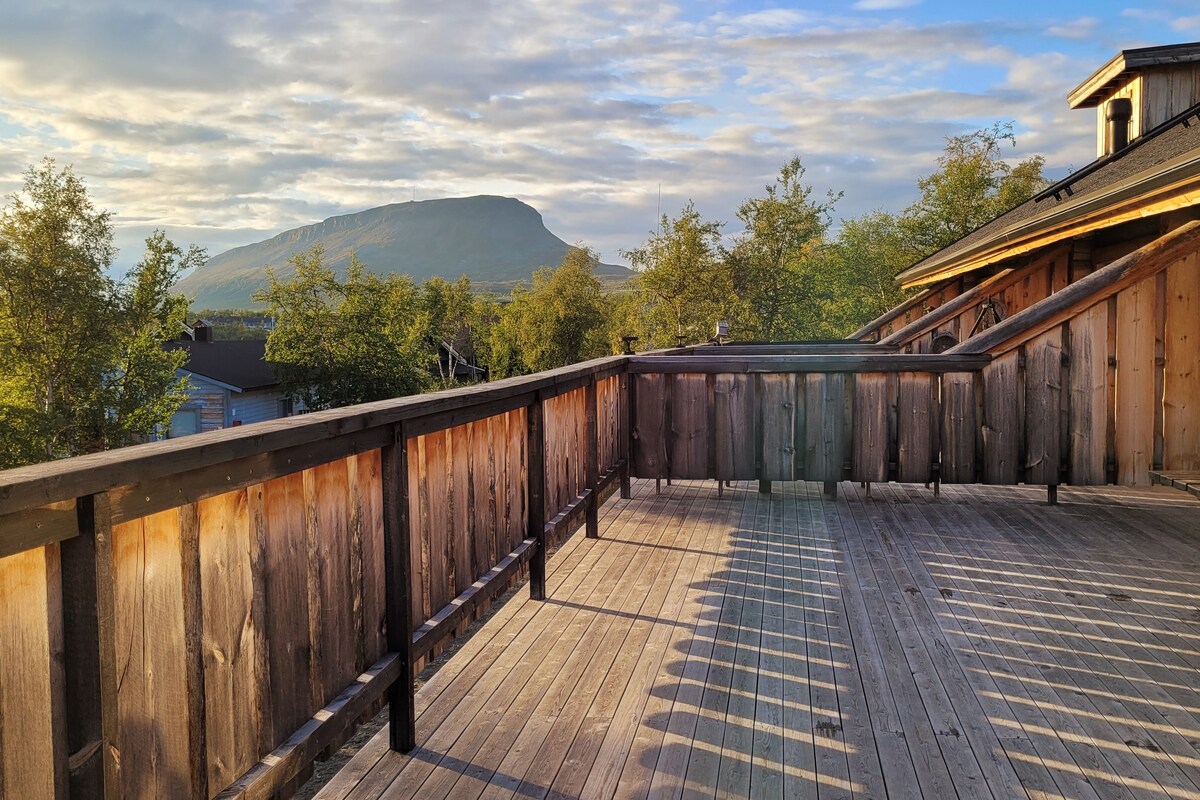 Kilpisjärvi的舒适小木屋，可欣赏到壮丽的景色