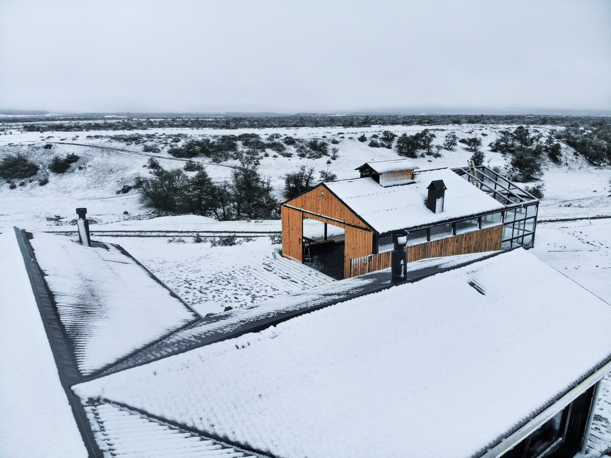 Casa de estancia a las afueras de Natales