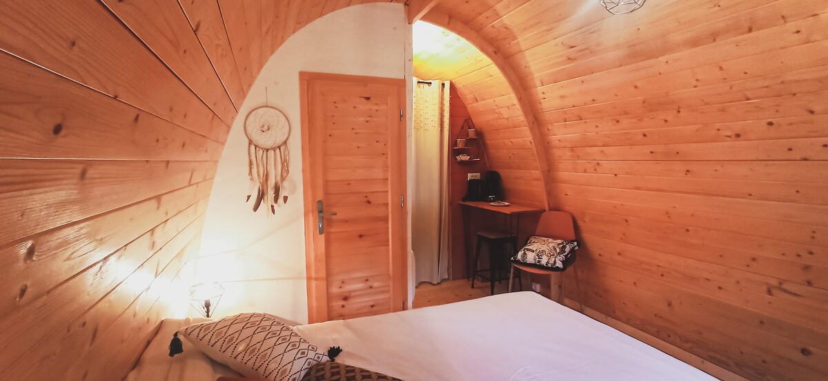 Cocooning dans notre Kako 'Hutte