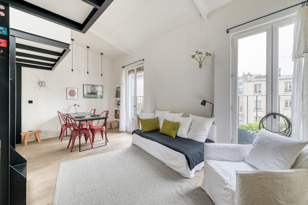 Location appartement 30m2 Montmartre Abbesses