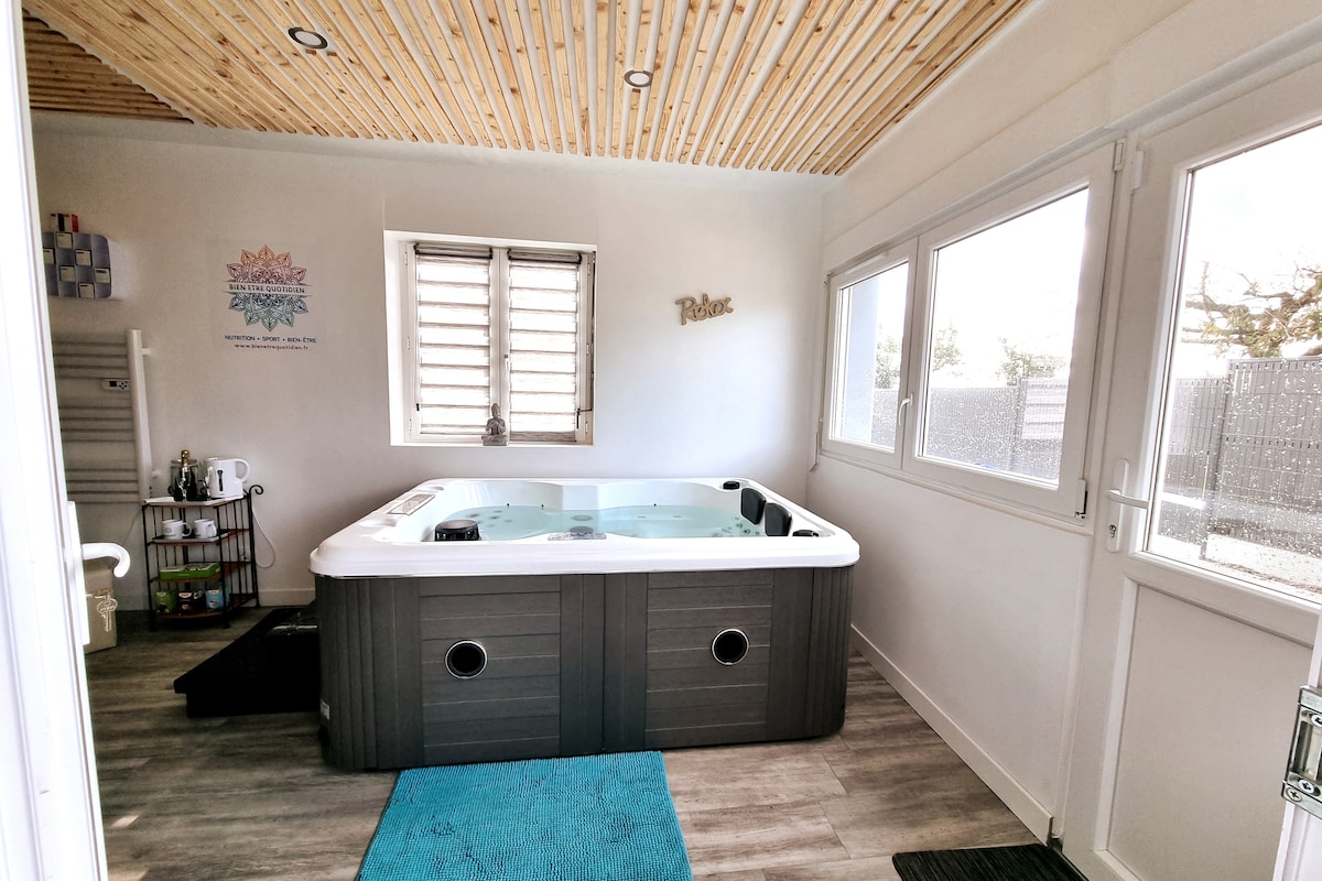 Loft Bien-être 4 pers•Spa/Sauna privatisé illimité