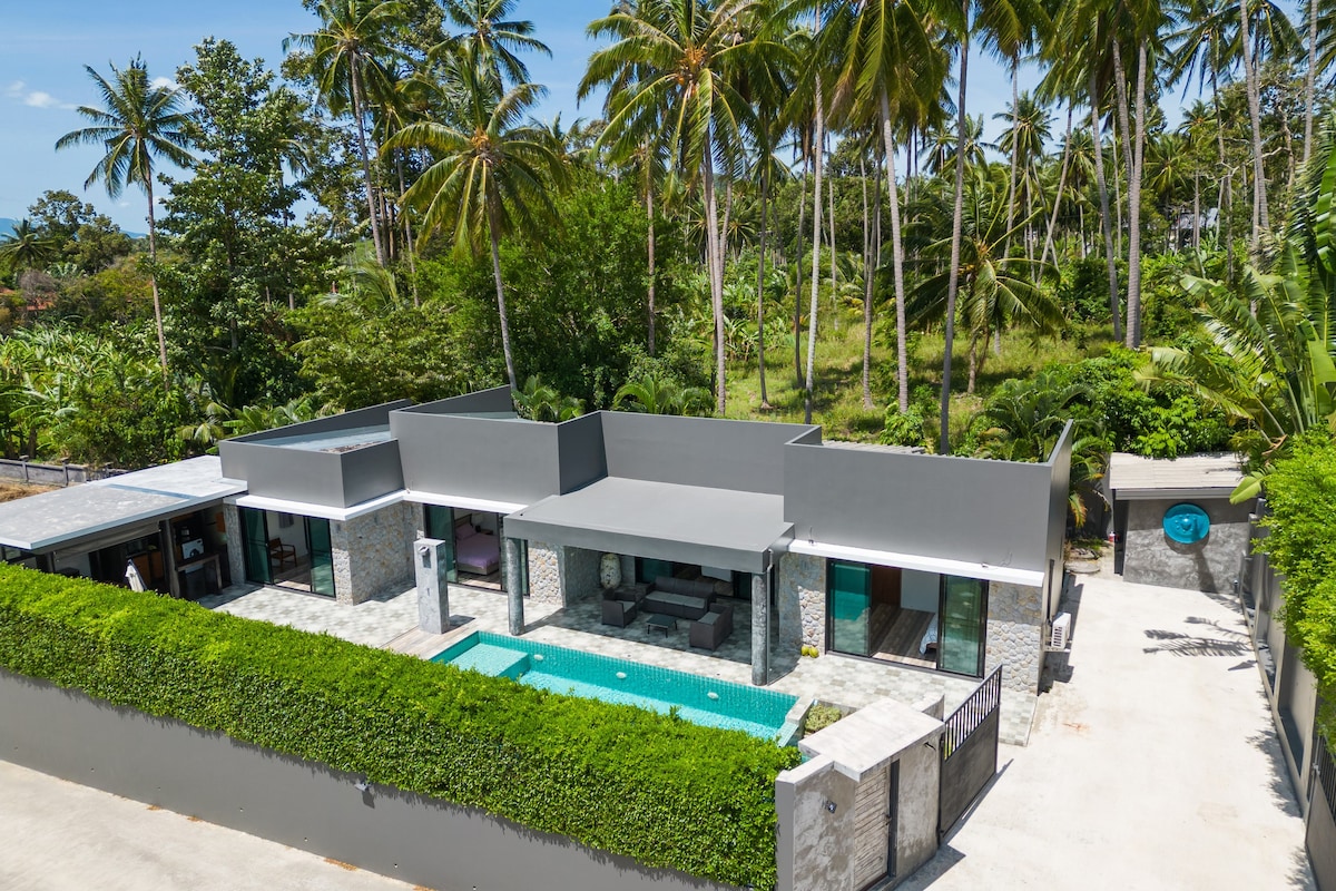美丽别墅，带私人泳池，位于沙梅岛（ Koh-Samui ）
