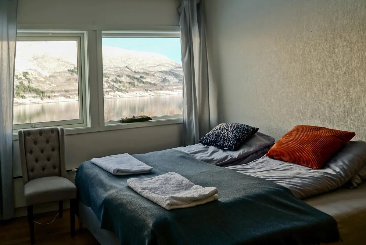 Tjeldøya公寓的双人客房
