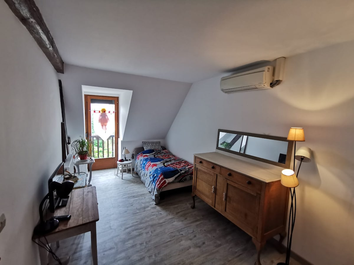 Chambre pour 3 personnes au calme de la campagne