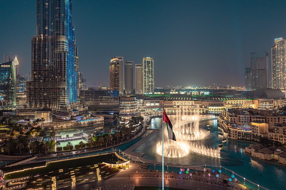 皇家套装|哈利法塔（ Burj Khalifa ）和喷泉景观