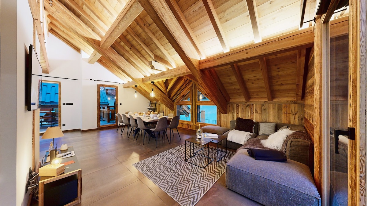 Chalet Sétaz - K2 -山脚下的5 *公寓