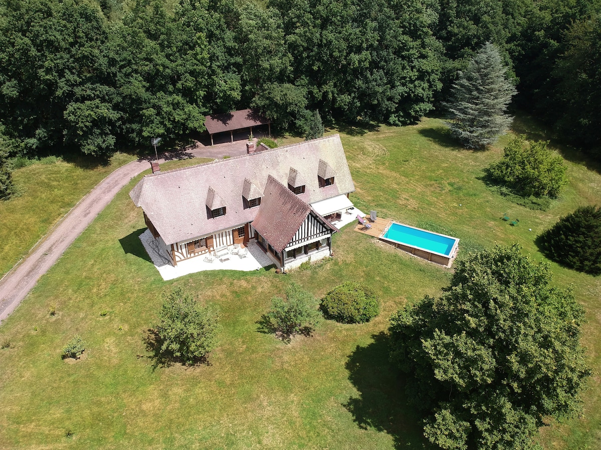 La Renardière - Belle maison normande avec piscine