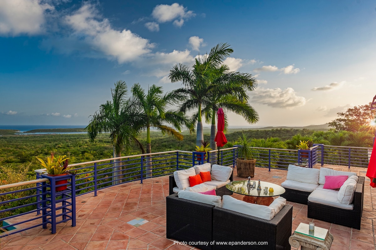 Gorgeous, Spacious Home & Pool with Caribbean View