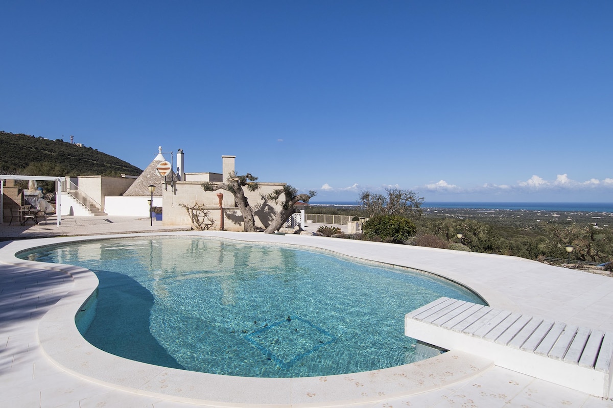 Villa con piscina privata a Monopoli per 5 ospiti