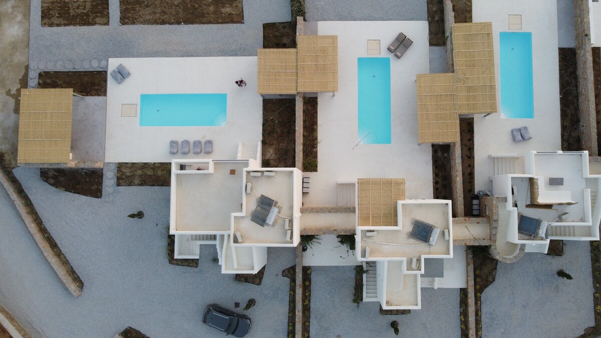 Villa Fryni, Ellie & Dione private pools & seaview