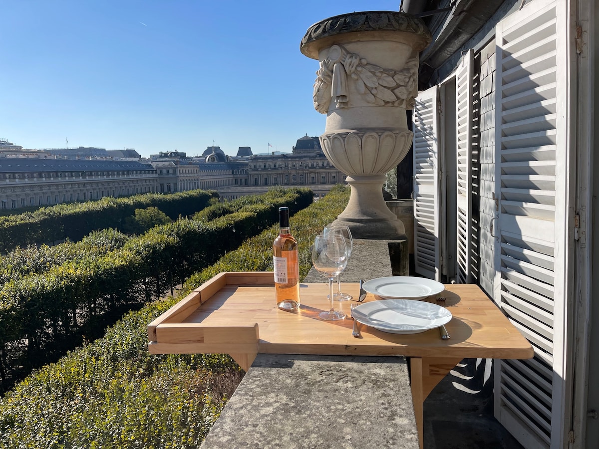 Vue incroyable sur le Palais Royal