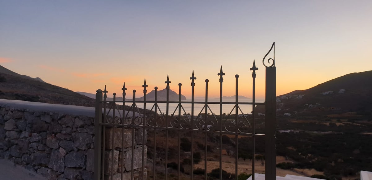 Amorgos-Villa Handras, Main Villa