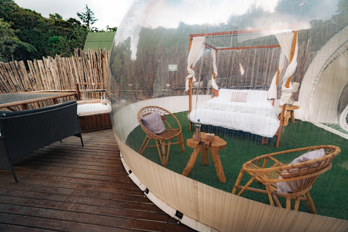 BubbleSky Glamping Palmas - 15 min de Medellin