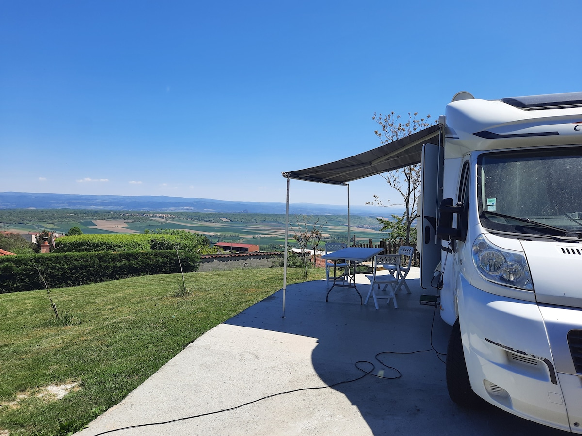 Camping car en auvergne