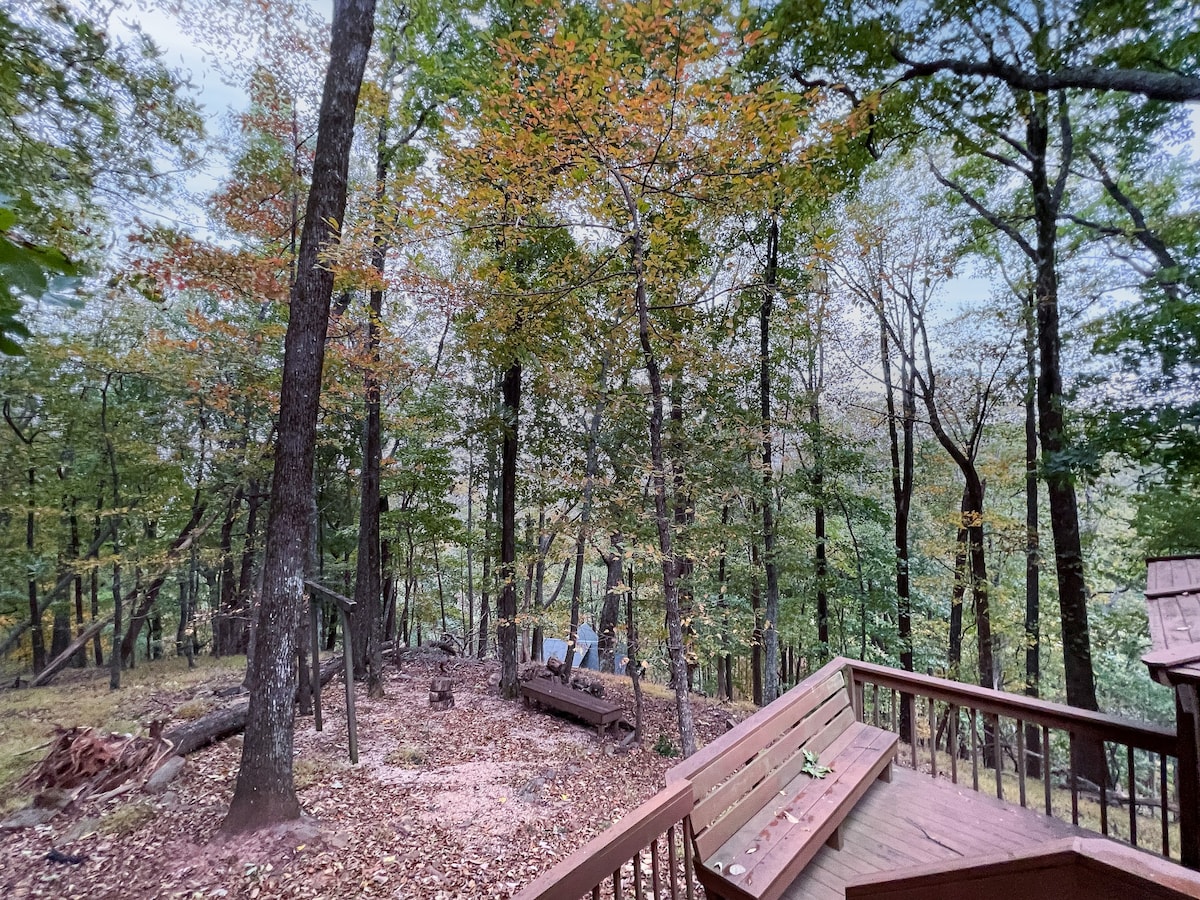 可爱的单卧室房源，可欣赏山景