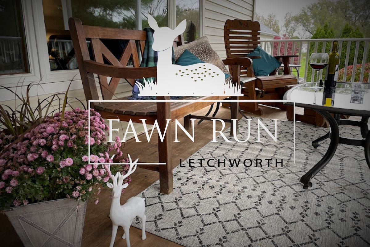 Fawn Run - Letchworth。探索和放松（空调）