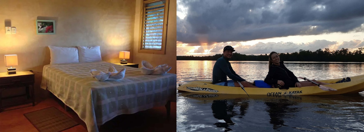 Double Room with Breakfast+Kayak Tour Los Haitises