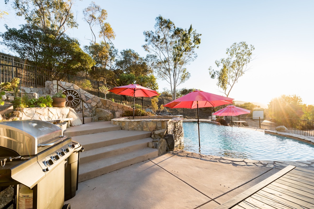 Rancho Maderas Lodge -太阳能加热泳池、加大双人床
