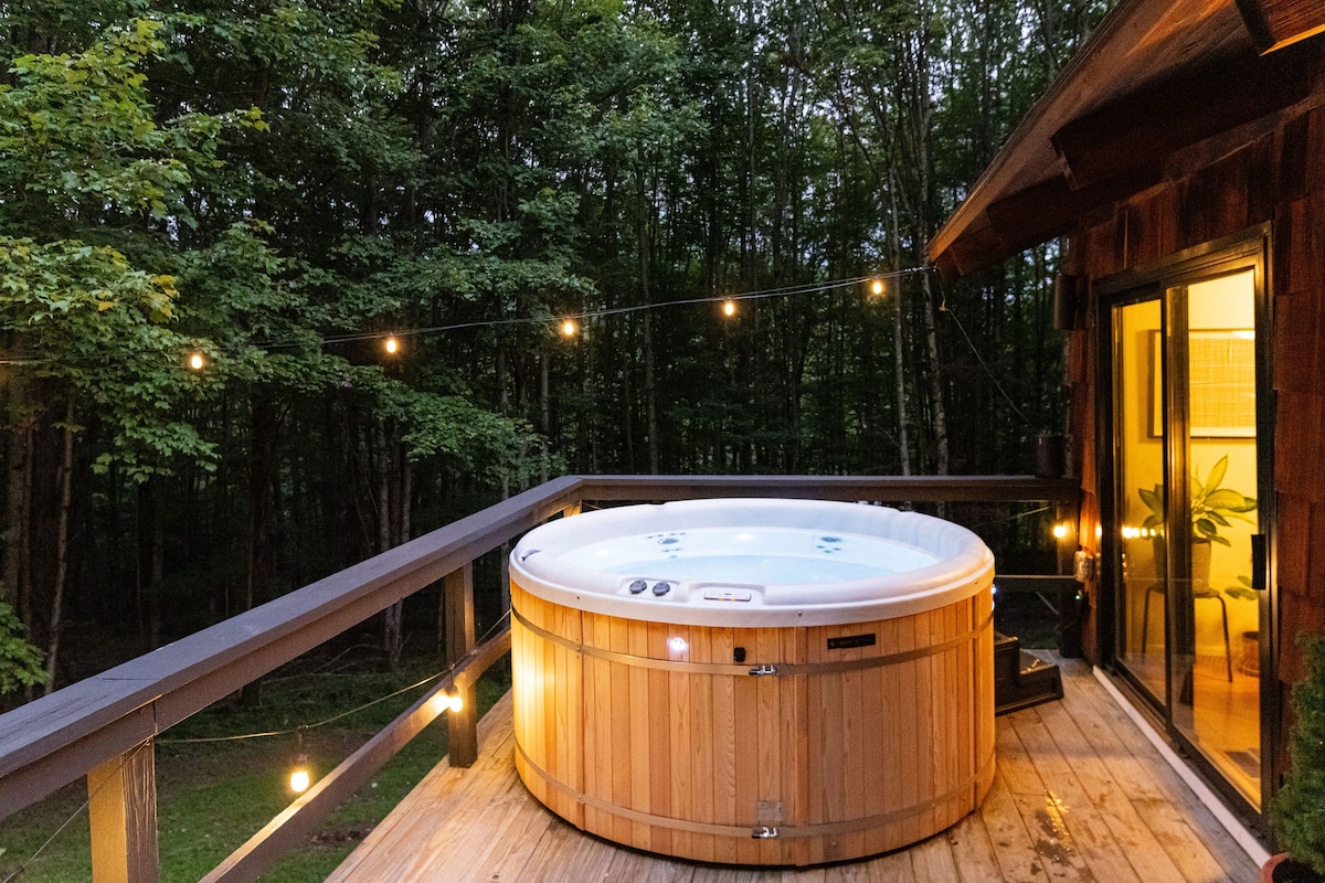 Destino Catskills度假木屋-热水浴缸和壁炉