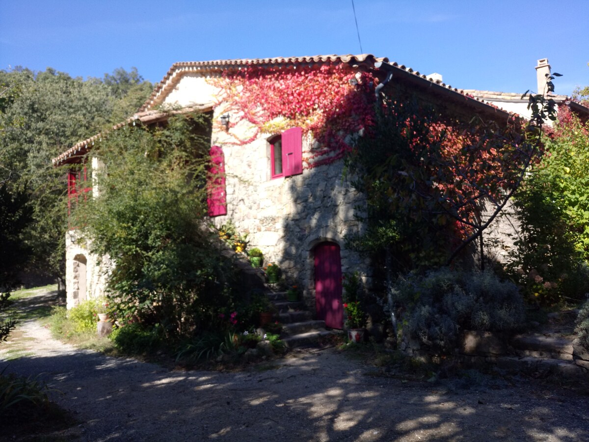 Les Châtaigniers: Gîte de charme dans Mas cévenol