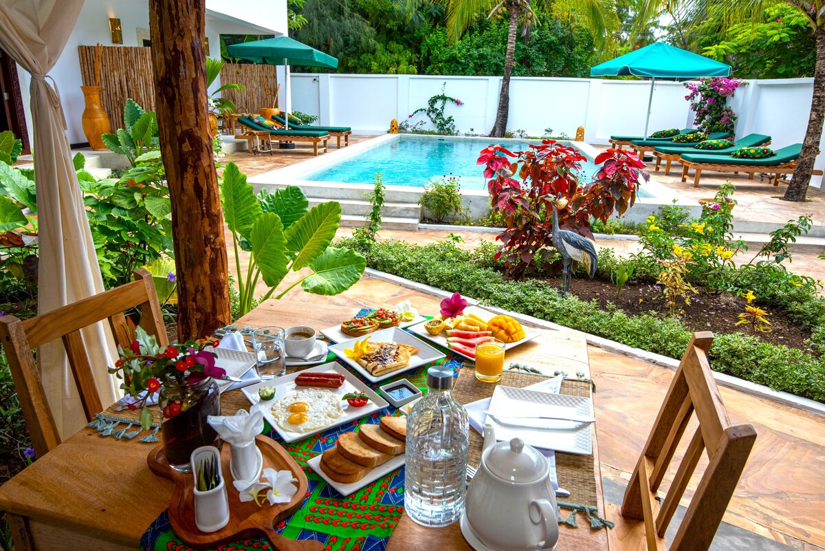 桑给巴尔别墅住宿加早餐旅馆（ B&B Pool Zanzibar Villa-Jambian