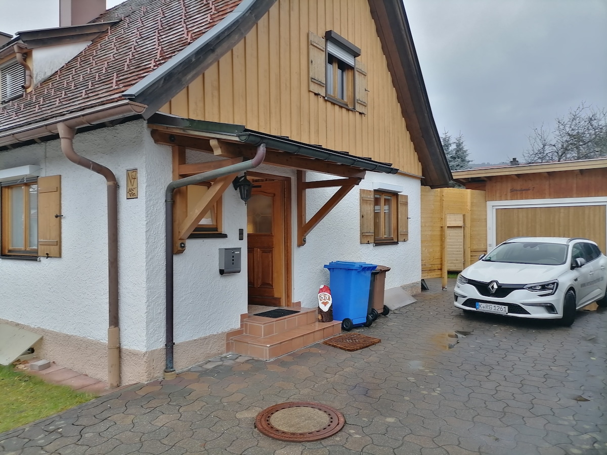 Ferienhaus mit Gartensauna