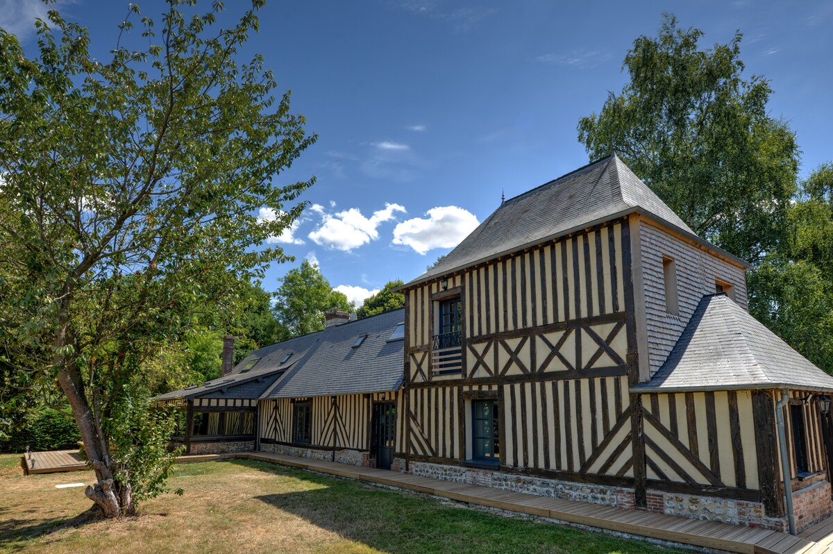 17人小屋，带游泳池- Le Clos de Fontaine