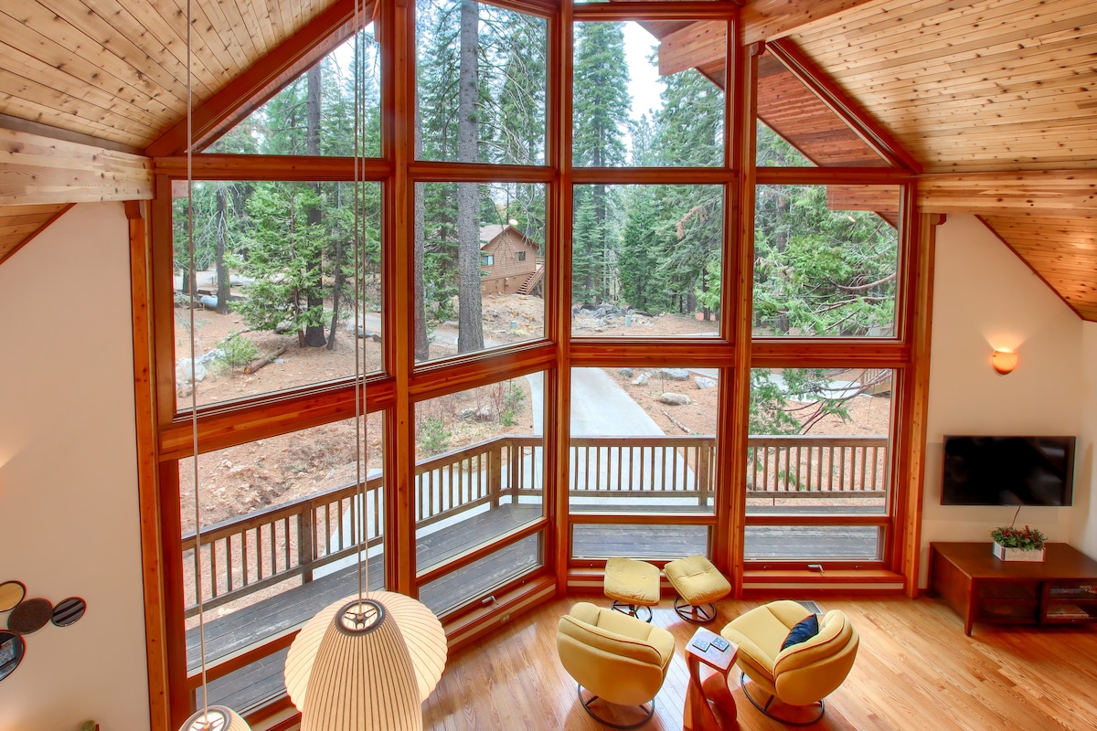 豪华A型全景小木屋、全新空调、Yosemite West