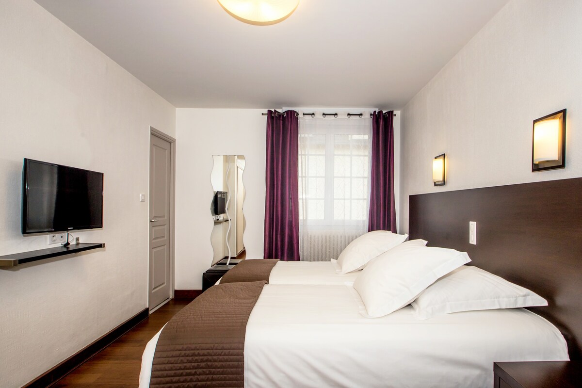 双床舒适度|莫莱斯湾酒店（ Hotel La Baie de Morlaix ）