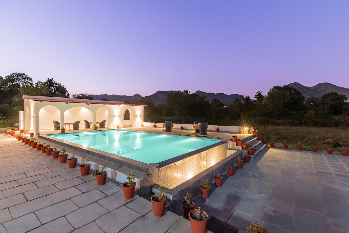 4 bedroom | common swimming pool | Udaipur