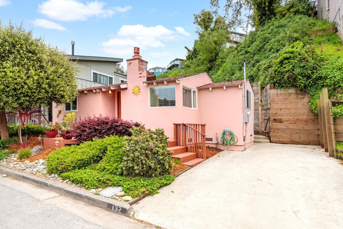 Charming single-story home steps from the beach.