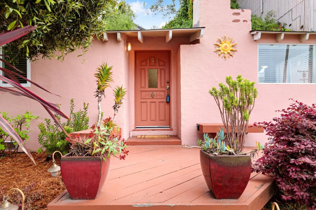 Charming single-story home steps from the beach.