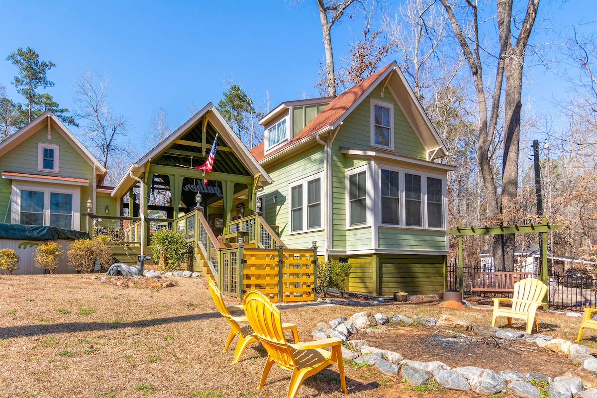 Serene Lakefront Cottage w/ Dock, Pool & Game Room