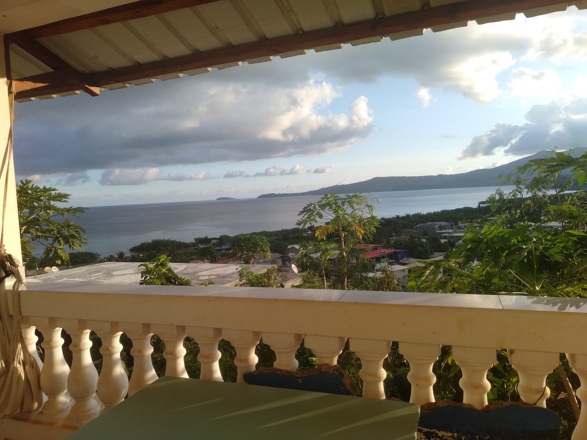 Chambre vue sur mer.