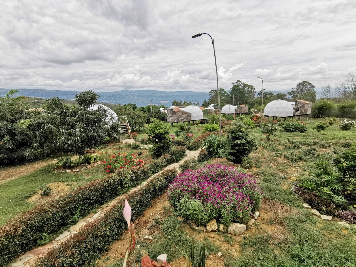 Glamping mesa de los santos