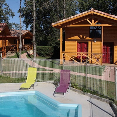 Les gîtes des Palombes - Chalet 6 p. avec piscine