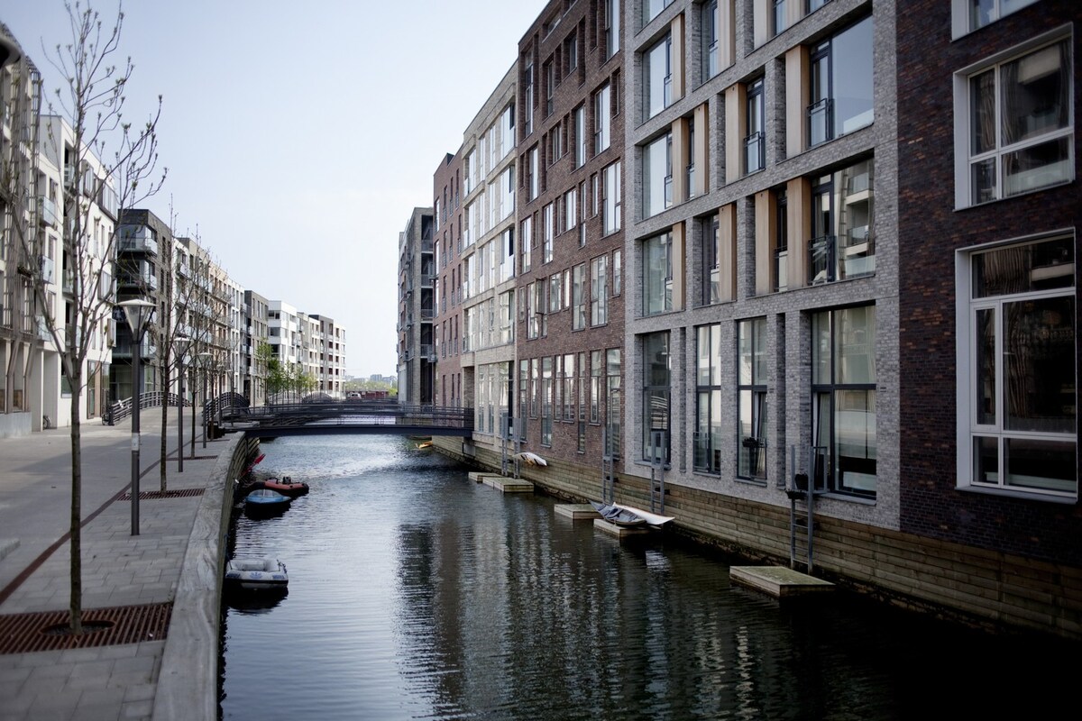 靠近哥本哈根港口的迷人大型公寓